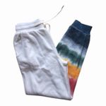 Feat Sunset Lover Cozy Joggers BlanketBlend Women’s XS Supremely Soft NWT White Photo 2