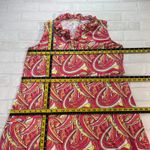 Lulu B Dress Womens XL Pink Colorful Psychedelic Ruffle Neck UPF50 Beach Travel Photo 11