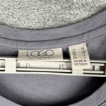 LOGO By Lori Goldstein  Dress Gray‎ Midi Womens Medium Short Sleeve Tiered Casual Photo 5