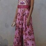 ZARA Multicolored Wide Leg Strapless Jumpsuit Bloggers Favorite New Size XS Photo 0