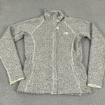 The North Face  Crescent Sunset Jacket Women M Gray Heathered Full Zip Photo 0