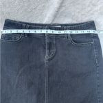 White House | Black Market Denim Skirt, Black&White Stitching, Great Condition Photo 1