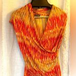 Vince Camuto  Medium Sleeveless Blouse Shirt V Neck Draped Front Surplice Top Photo 0