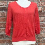 H&M Divided by orange cardigan with scalloped neckline / 8 / Excellent condition Photo 0