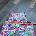 Motherhood Maternity Floral Dress Large Bright Cotton Photo 3