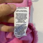 Avec Les Filles  Womens Pink Acid Wash Crop Denim Vest Size Small Photo 3