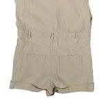 IRO  Paris Utility Romper Sleeveless Yellow Linen Blend Size 38 Photo 5