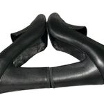 Donald Pliner Women's Black Leather Loafers Heels Size 8.5 Classic business work Photo 8