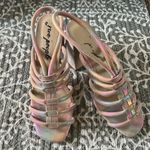 Free People Collette iridescent block heel sandals Photo 1