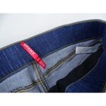 Spanx  Distressed Ankle Skinny‎ Jeans Size Medium Blue Med Wash Pull-On Raw Hem Photo 2