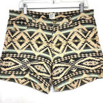 Dylan  True Grit Mini Shorts‎ Size 6 Small Multicolor Aztec Tribal Print Bohemian Photo 0
