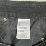 American Eagle Women’s Black Denim High Rise Mini Skirt Size 4 Photo 4