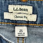 L.L.Bean Women Classic Fit High Rise Jeans Size 12 Straight Leg Photo 7