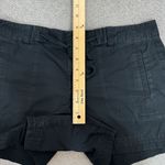 Loft Ann Taylor  Cotton Twill Chino Shorts Black 4 Drawstring Photo 11