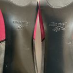 Nine West Retro Y2K Peep Toe Heels Multicolor Suede Patchwork 7.5M Photo 9