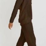 Madewell Brown Wool Asherton Waffle Henley Sweater XS Photo 1