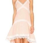 NBD X BY | Peach High-Low Hem Evening Cocktail Party Prom Slip Dress | Medium Photo 0