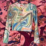 Colorful Swirl Patterned Long Photo 1