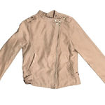 Be cool  Tan Moto Jacket Size: Small Photo 0