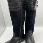 Aquatalia  Leather and suede knee high boots A7 Photo 5