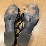 Sesto Meucci  Black Braided Sandals Photo 2