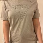 Guess Modern Embroidered logo tee shirt in slate grey Photo 1