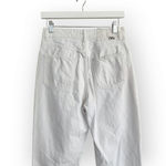 ZARA  White High Waisted Ripped Mom Jeans 6 Photo 5