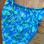 Stone Fox Swim NWT River Bikini Bottom In Ocean Bloom Size Large Photo 2