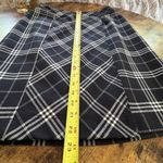 Brooks Brothers Black and Cream A-Line Plaid Skirt sz 6 Photo 12