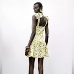 ZARA NWT PRINTED LINEN SHORT DRESS SIZE S Photo 5