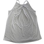 Athleta Tank Top Womens Medium White Twist Back Racerback Athletic Workout Photo 1
