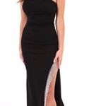 Sherri Hill 54971 Black Size 14 Photo 0