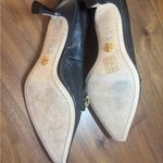 Tory Burch Black Leather Loafers with Gold Accent Photo 7