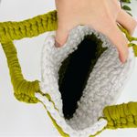 Handmade crochet bag Green Photo 2