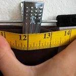 Brown Fold Over Flare Leggings, Y2K 2000s Lounge Yoga Pants Soft Stretchy Small Photo 3