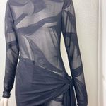 Unbranded Black Sheer Long Sleeve Jumpsuit Photo 5