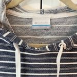 Columbia Women’s Blue and White Striped PFG Knit Hoodie Size XS Photo 1