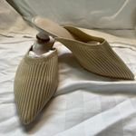 Kitten Heel Summer Mule Slide Color Sand Size 38 Tan Photo 3