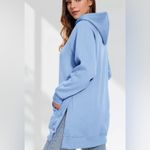 THE WARMY Baby Blue Oversized Hoodie Dress Size Medium Photo 1