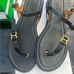 Chloé Chloe Marcie Leather Thong Sandals Photo 5