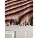 Gap Y2K Women's Striped Tank Dress Fitted ribbed Midi Dress Large Summer Photo 4