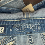 Miss Me Chloe Boot Cut Angel Wing Pocket Denim Jeans Size 28 Photo 4