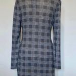 Boohoo Plaid Print Ruffle Hem Dress Photo 1