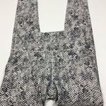 Balance Collection Women's Snakeskin Pull On Leggings Gray & White Size Medium Photo 0