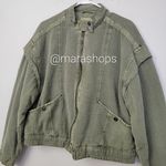 Free People  Florence Bomber in Olive Smoke Photo 3