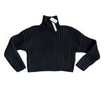 Topshop NEW Rib Knit Turtleneck Sweater Black Size Small 4-6 Photo 1