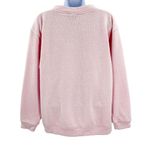 Vintage Gulf Shores Alabama Embroidered Tropical Terry Cloth Pastel Sweatshirt Pink Size M Photo 1