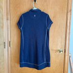 Tommy Bahama  Navy Blue Quarter Zip Short Sleeve Dress L Photo 1