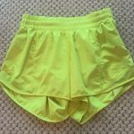 Lululemon 4” Hotty Hot Shorts Size 6 Yellow Photo 2