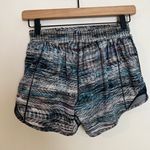 Lululemon - Hotty Hot Short Long 4" Peloton Digital Oasis Grey Multi True Navy Photo 5